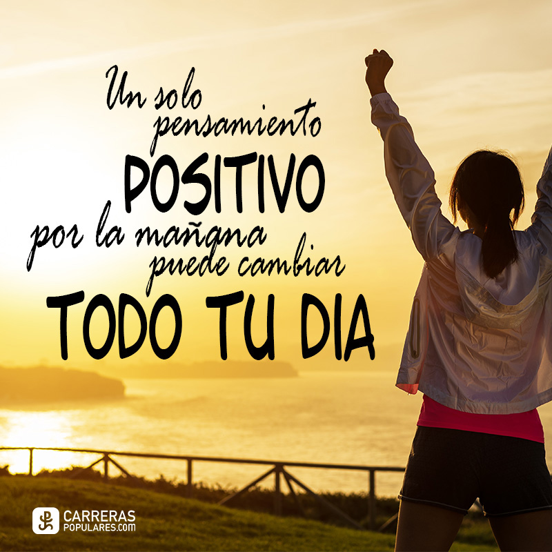 Frase - Siempre positivos. #PensamientoPositivo #Actitud #FelizMiercoles